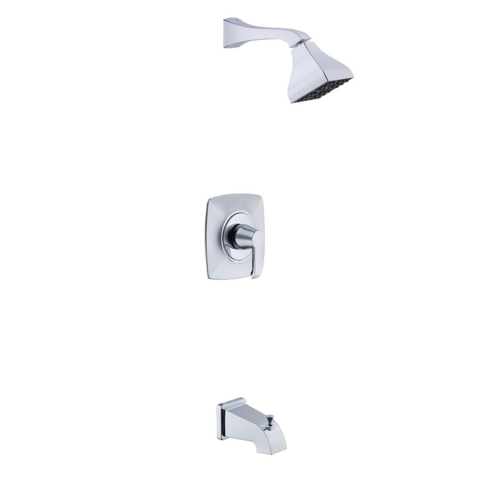 Glacier Bay Adelyn 1Handle 1Spray Tub and Shower Faucet in Chrome