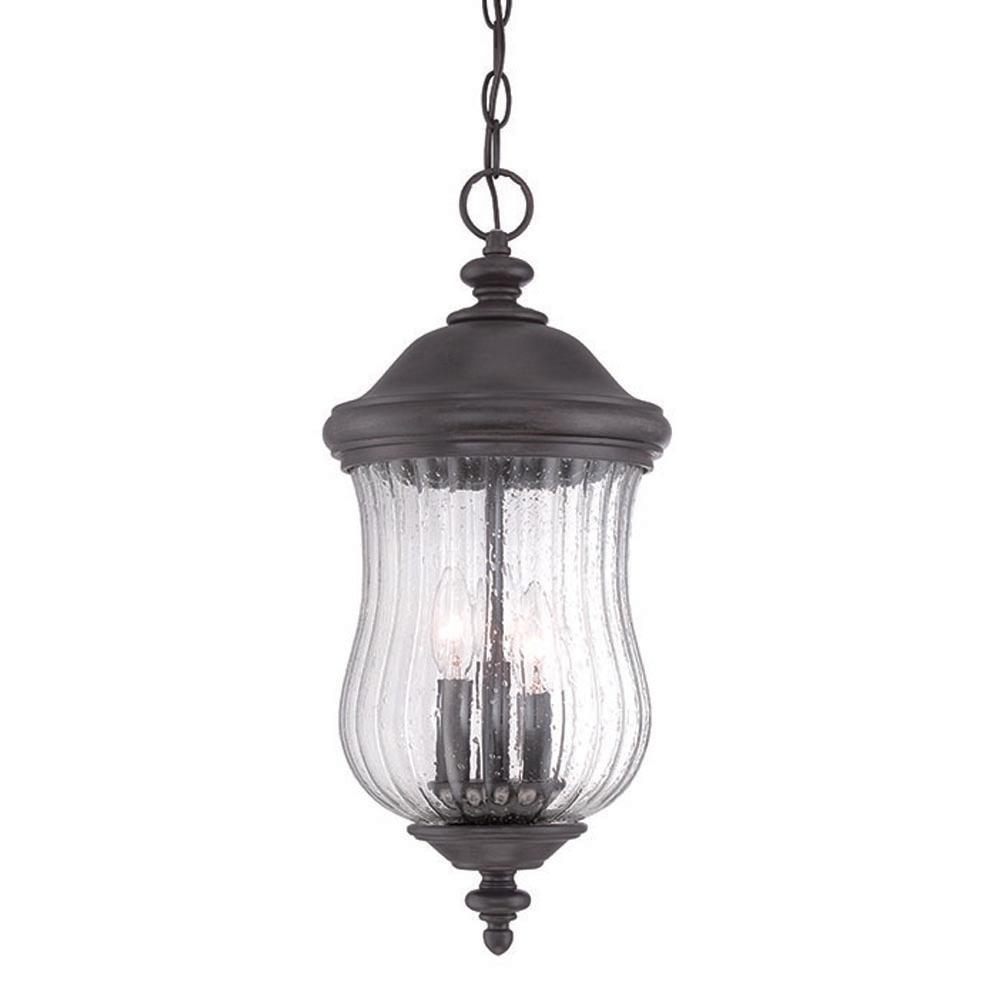 Acclaim Lighting Bellagio 3 Light Black C Hanging Lantern Bellagio 3 Light Black C Hanging Lantern