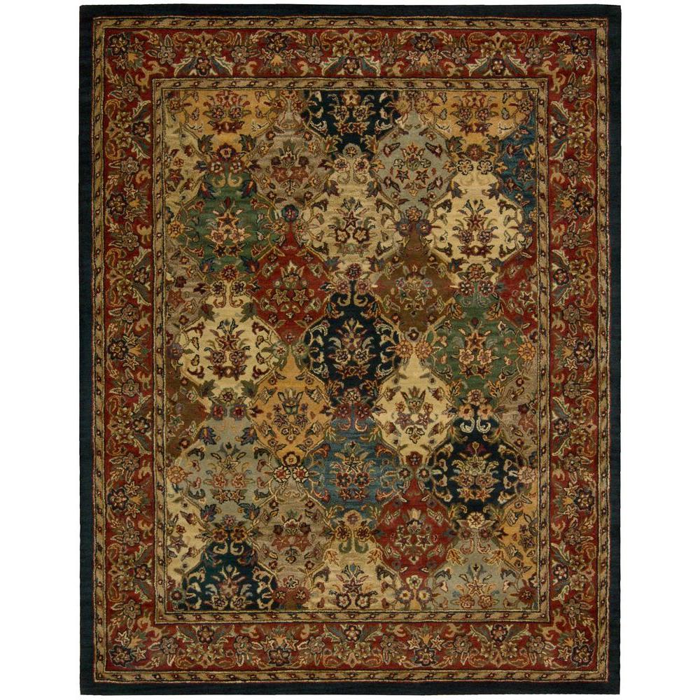 Nourison India House Multicolor 8 ft. x 10 ft. 6 in. Area Rug121394