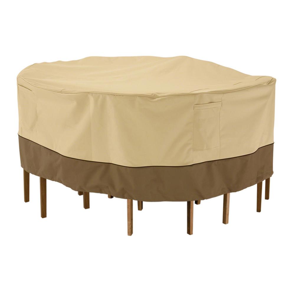 Classic Accessories Veranda X Large Round Patio Table And Chair Set Classic Accessories Veranda X Large Round Patio Table And Chair Set Cover