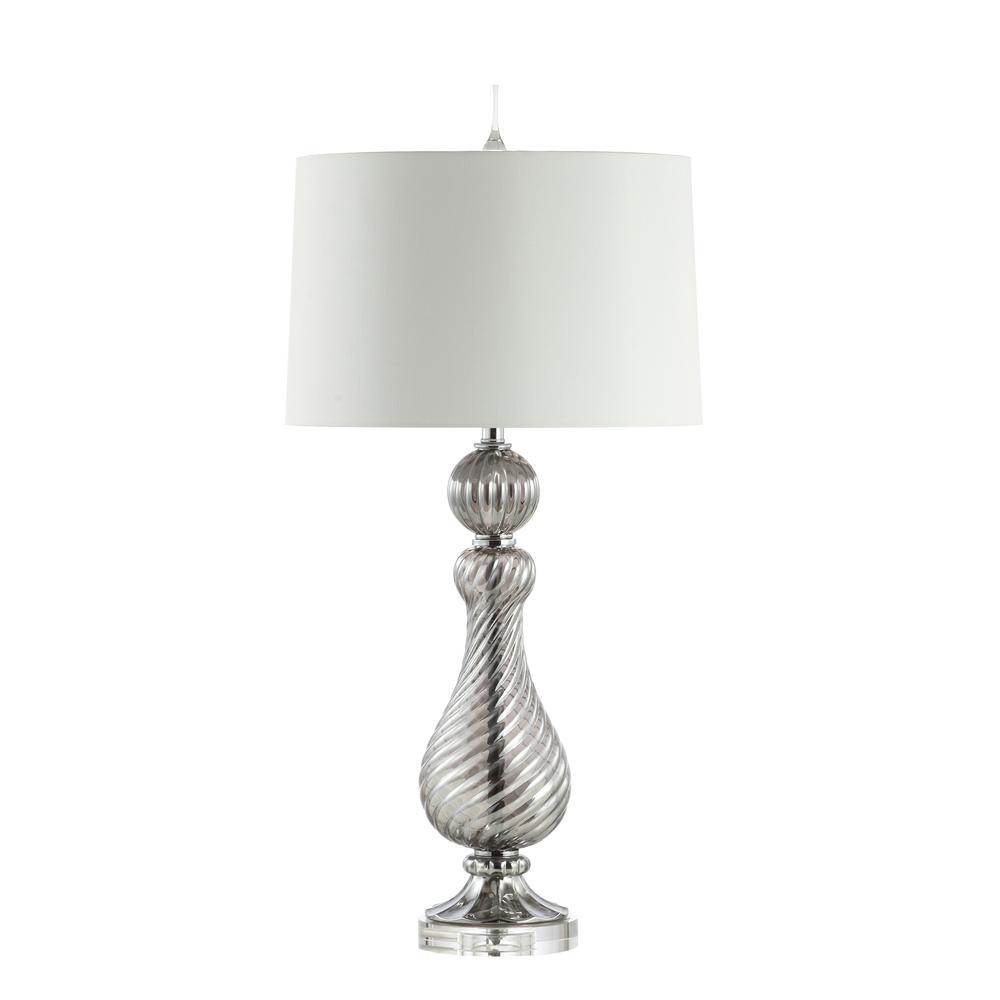 led chrome table lamp