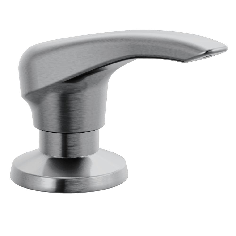 Delta Esque Deck Mount Metal Soap Dispenser in Arctic Stainless