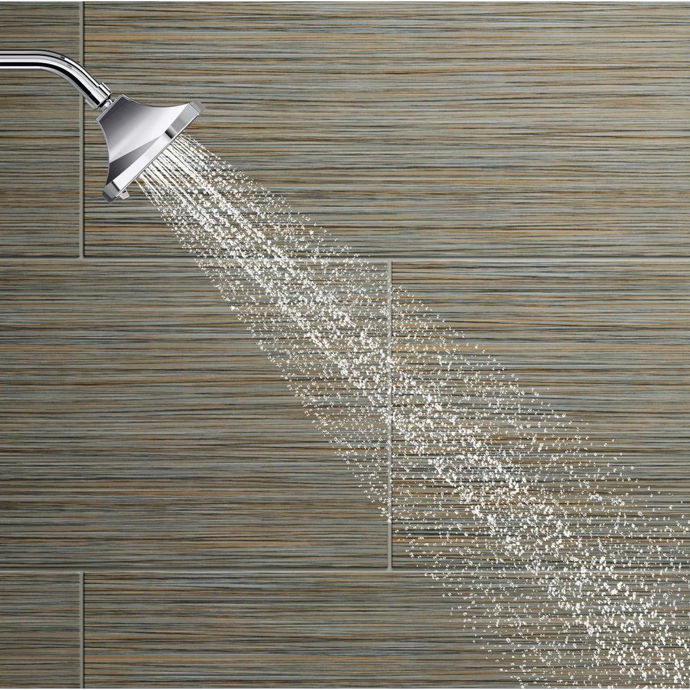 KOHLER Rubicon 1-Handle 3-Spray Wall-Mount Tub and Shower Faucet in Brushed Nickel Valve Included