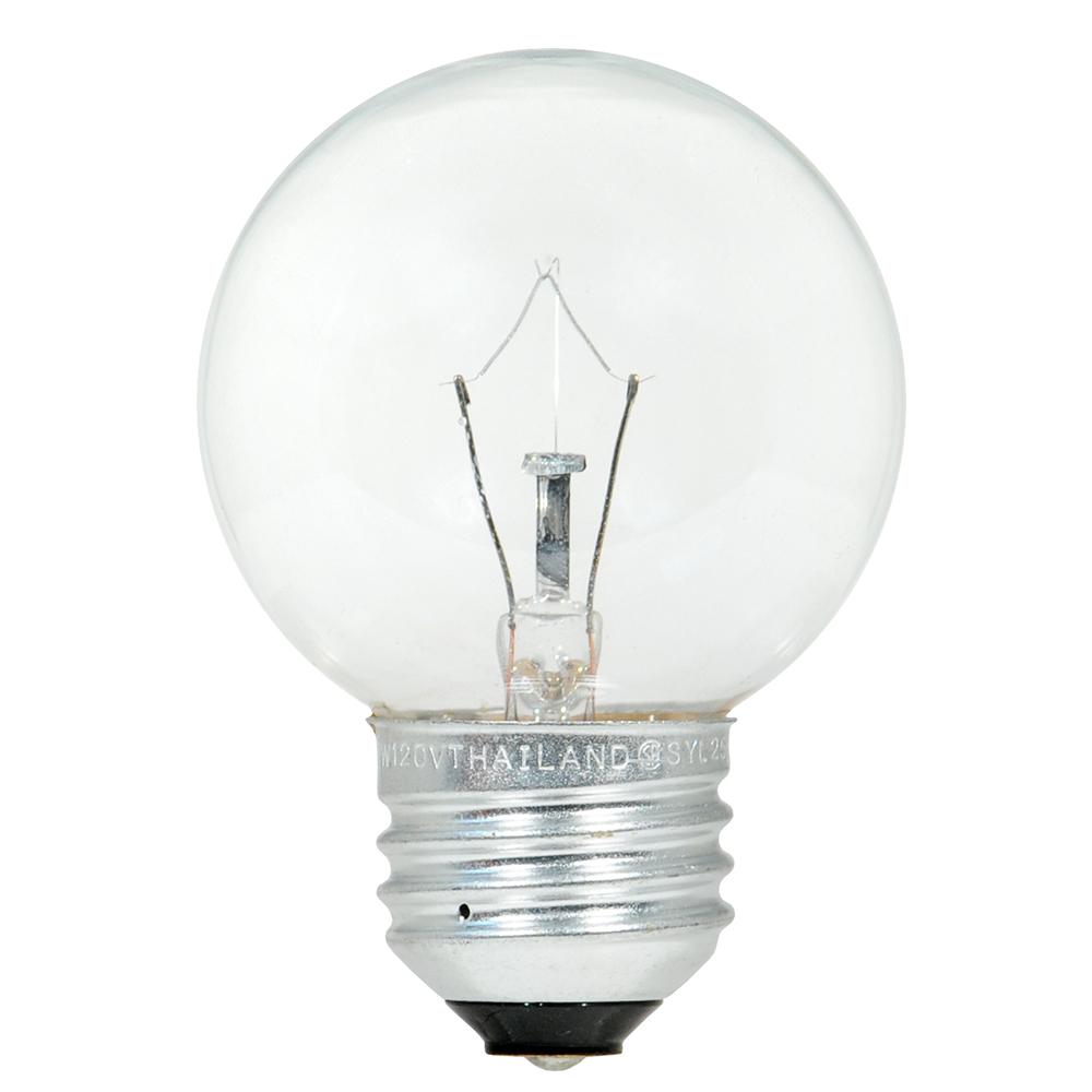 Globe Incandescent Light Bulbs Light Bulbs The Home Depot