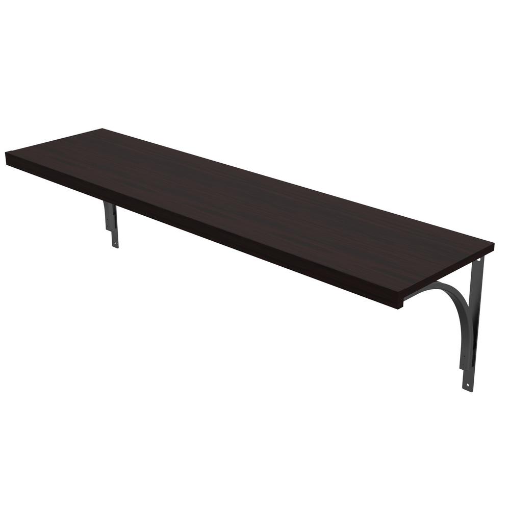 ClosetMaid 72 in. W x 16 in. D White Solid Wood Shelf Kit1382 The