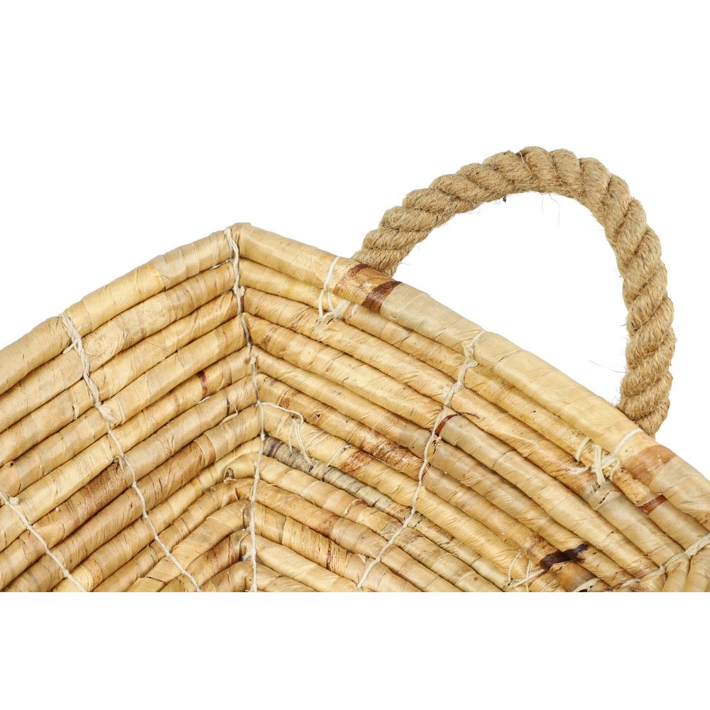 wicker tray with handles