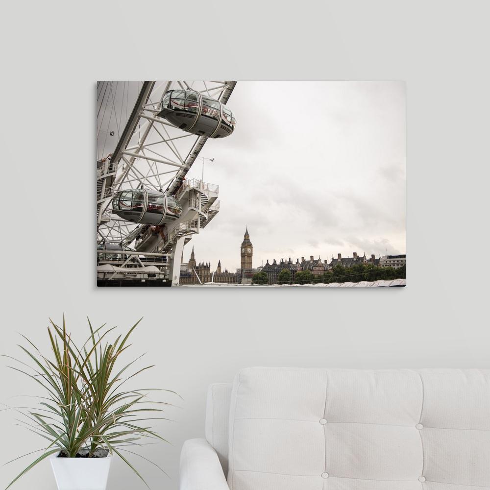Greatbigcanvas The London Eye And Big Ben England Uk - Big Canvas Wall Art Uk Greatbigcanvas The London Eye And Big Ben England Uk - Big Canvas Wall Art Uk