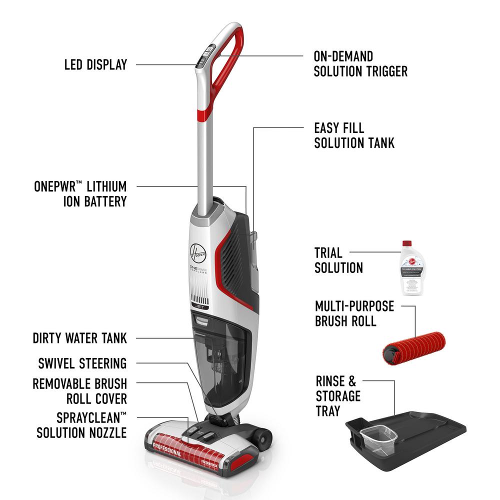 Hoover Professional Series Onepwr Floormate Jet Hard Floor Cleaner