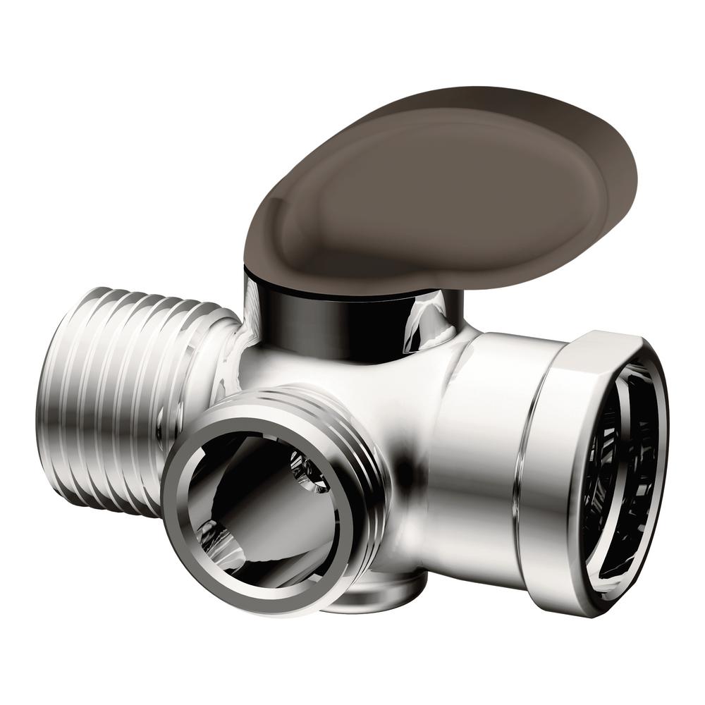 Moen Shower Arm Diverter In Chrome A720 The Home Depot Moen Shower Arm Diverter In Chrome