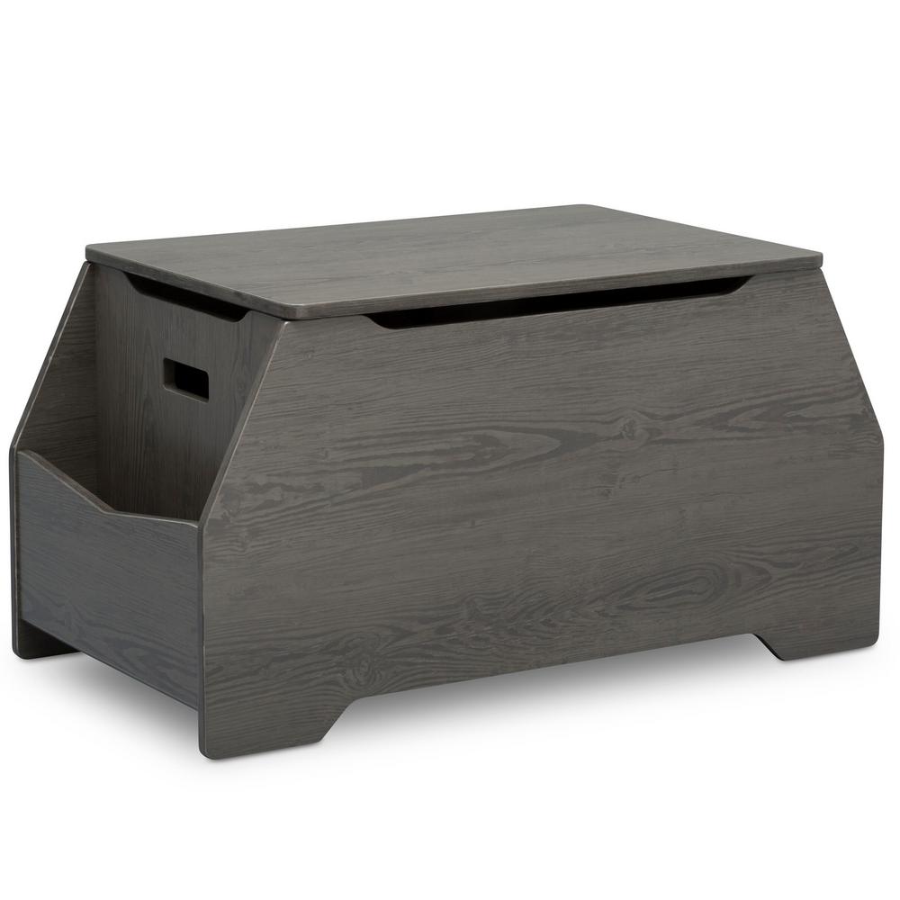 small grey toy box