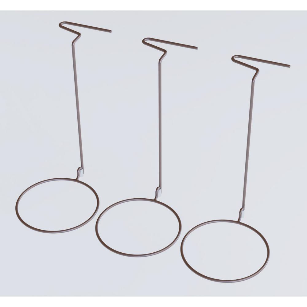 Mpg 7 75 In Dia X 17 5 H Metal Long Fence Pot Hanger Small Metal Long Fence Pot Hanger