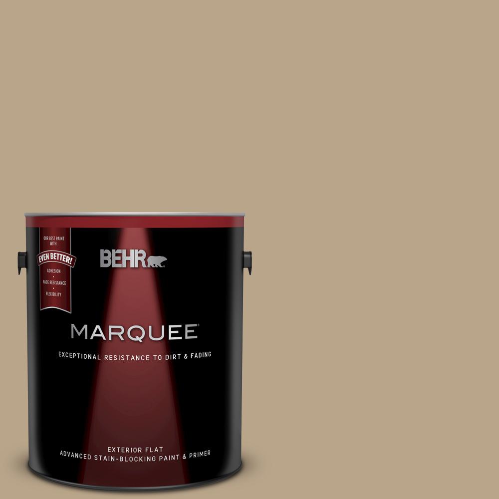 Behr Marquee 1 Gal 710d 4 Harvest Brown Flat Exterior Paint And Primer In One Behr Marquee 1 Gal 710d 4 Harvest Brown Flat Exterior Paint And Primer In One