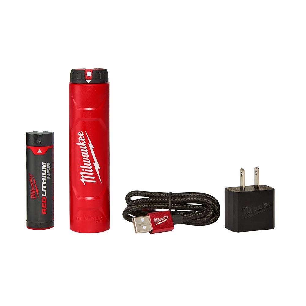 Milwaukee REDLITHIUM USB Battery and Charger-48-59-2003 - The Home Depot