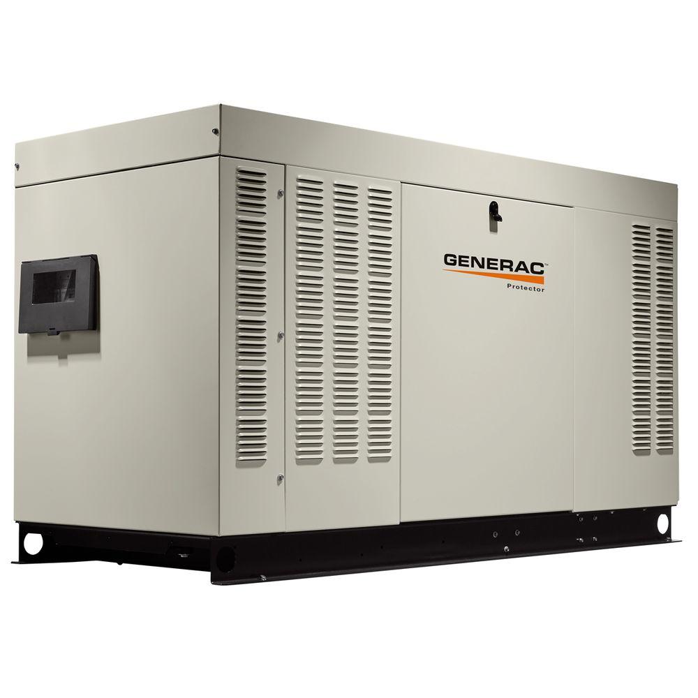 Generac 60000-Watt 120-Volt/240-Volt Liquid Cooled Standby Generator Single Phase with Aluminum Enclosure For Sale