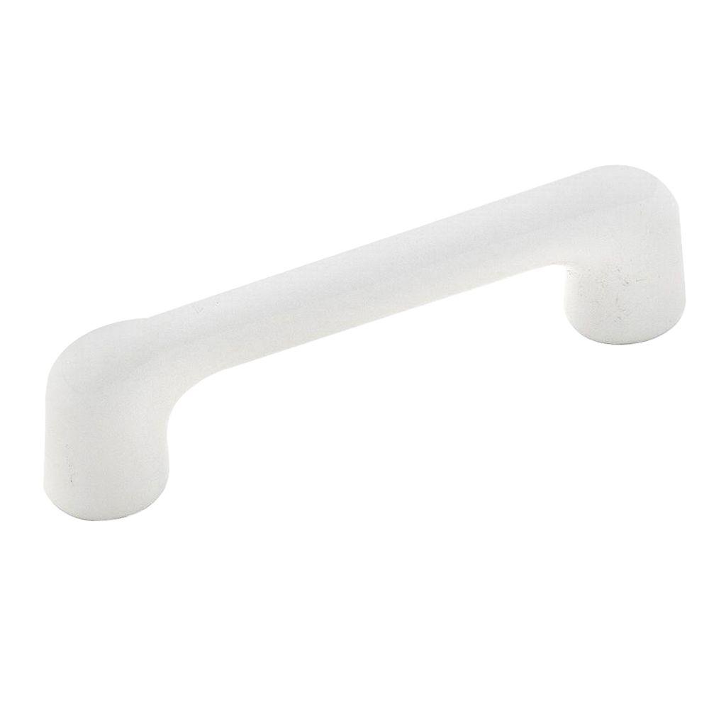 White Ceramic Drawer Pulls Cabinet Hardware The Home Depot Allison Value Hardware 3 In White Ceramic Pull