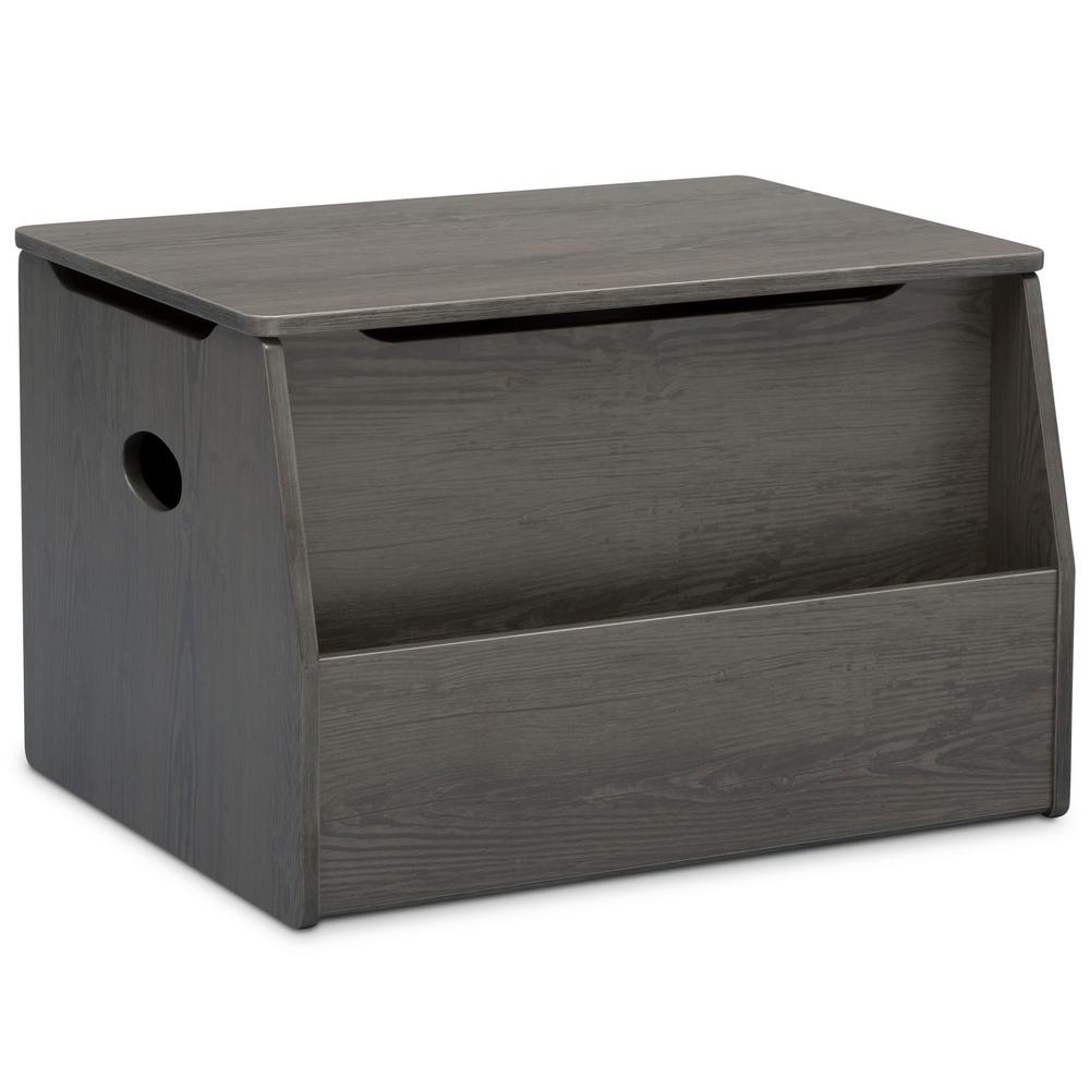 grey and white toy box