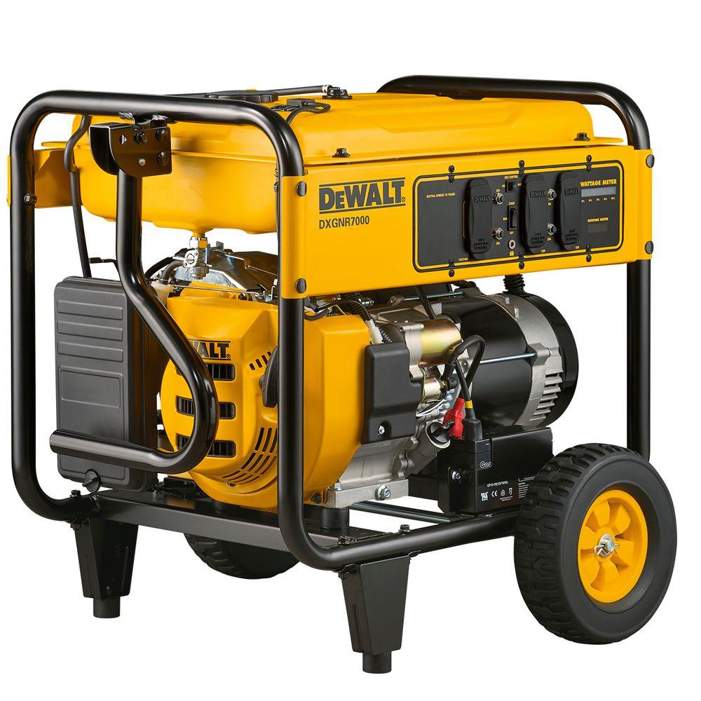 DEWALT 7,000Watt Gasoline Powered Electric Start Portable Generator