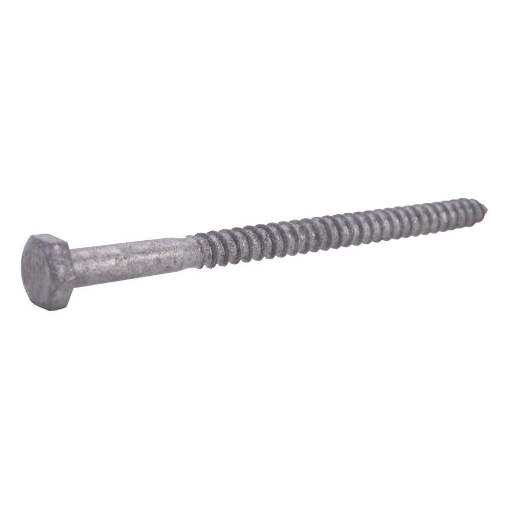 Everbilt 1/4 in. x 4 in. Hex Galvanized Lag Screw803756 The Home Depot