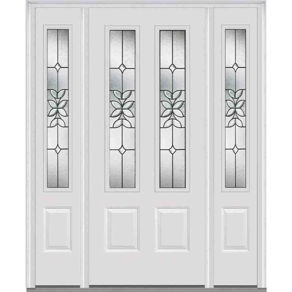 Single door with Sidelites Steel Doors Front Doors The Home Depot