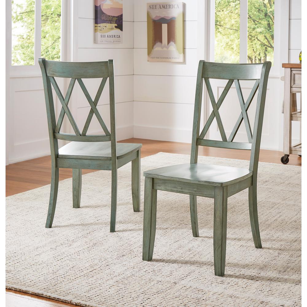 Aqua Dining Chairs Kitchen Dining Room Furniture The Home Depot