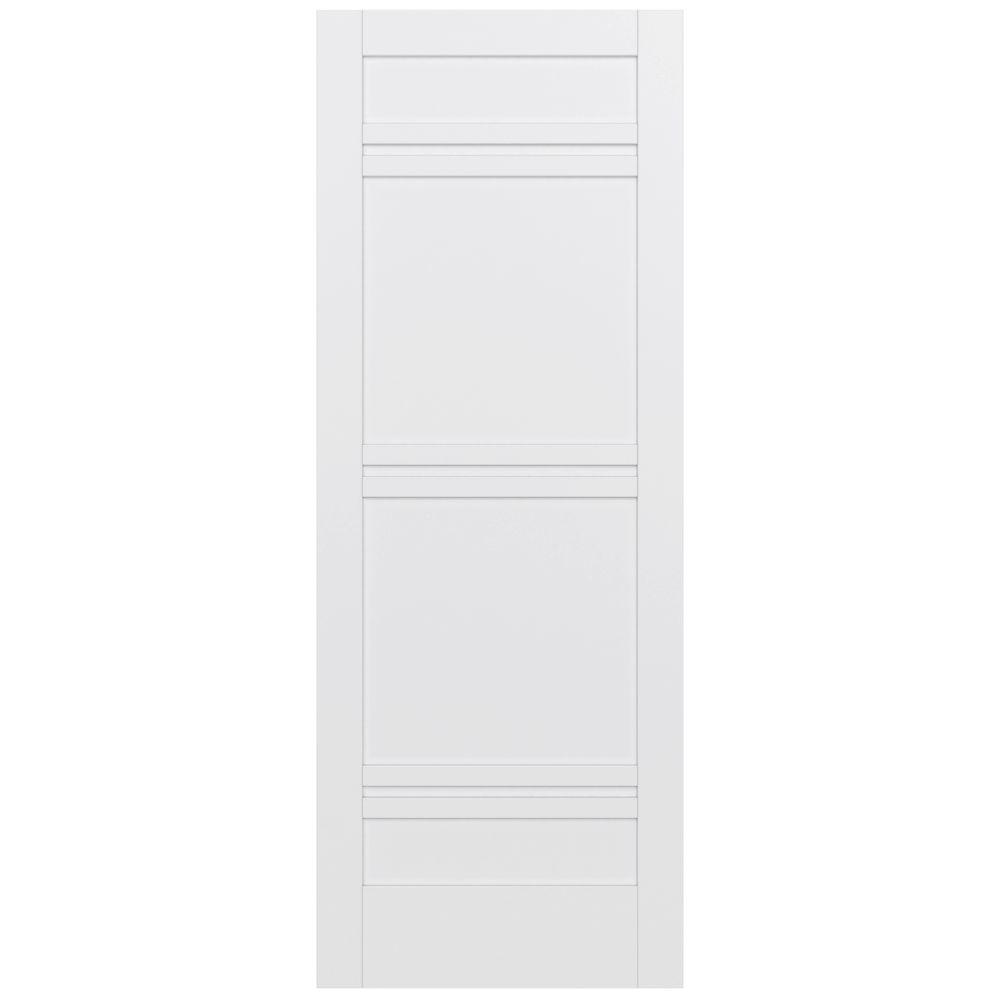 JELD-WEN 36 In. X 96 In. MODA Primed PMP1031 Solid Core Wood Interior ...