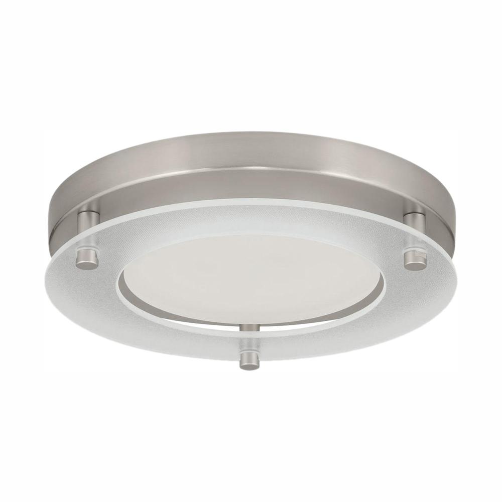 Progress Lighting 7.25 in. Flush Mount Collection 17Watt Brushed
