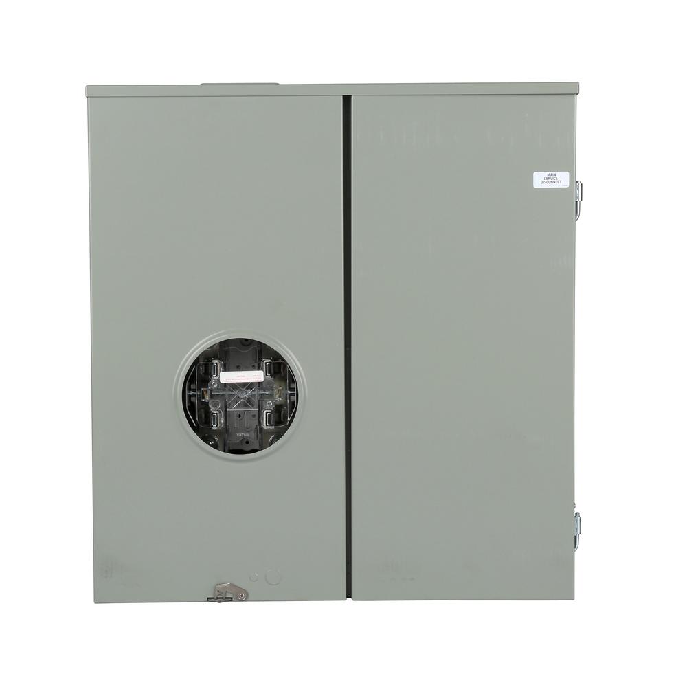 Siemens 400 Amp 4Space 4Circuit Levery Bypass Meter Main Combination