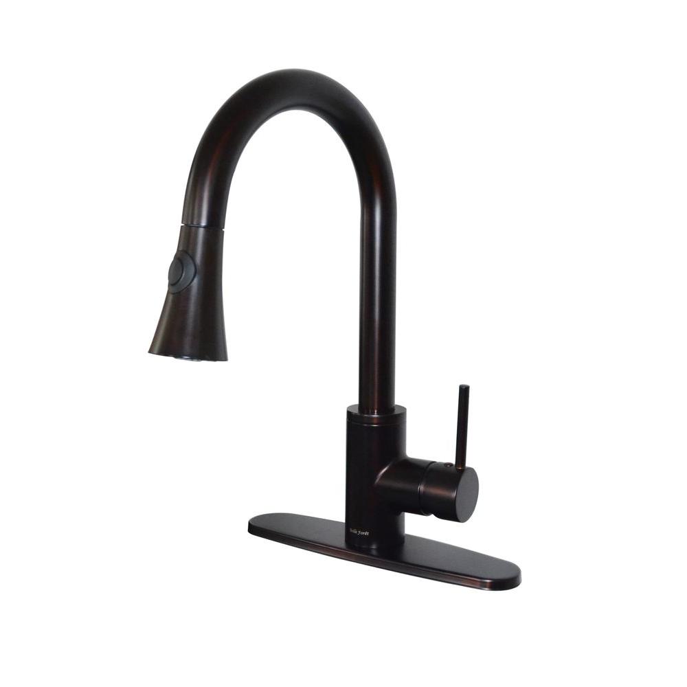 Glacier Bay Invee SingleHandle PullDown Sprayer Kitchen Faucet with