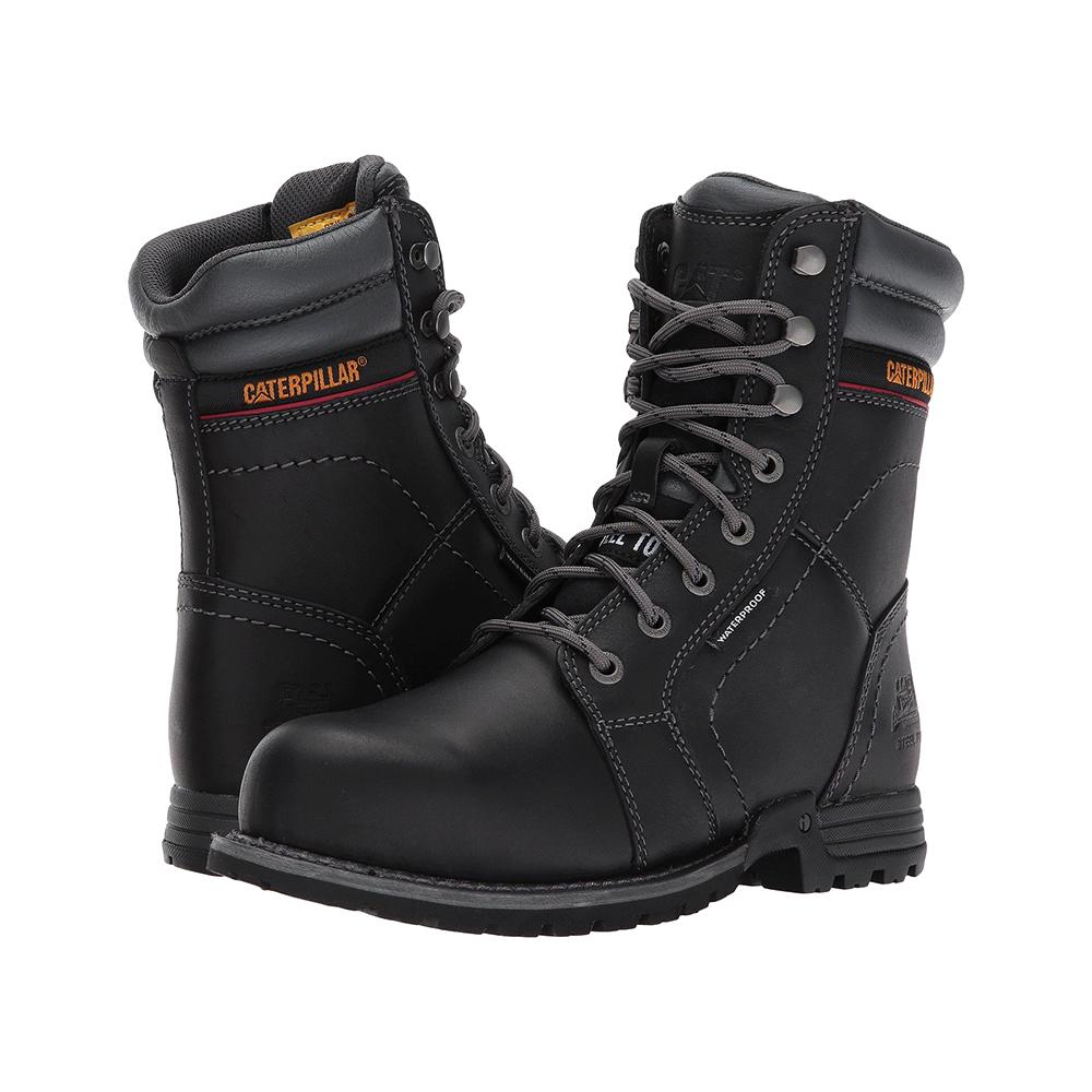 cat women's echo waterproof steel toe work boots