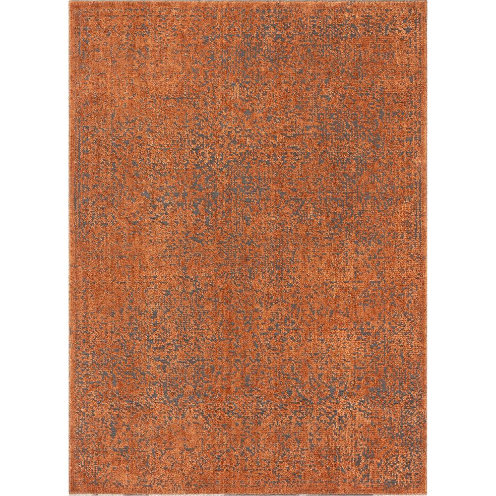 Well Woven Delilah Origins Modern Vintage Oriental Distressed Rust 5 Ft 3 In X 7 Area Rug