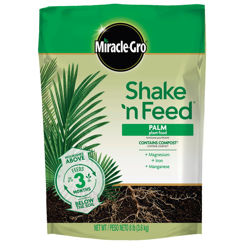 MiracleGro 8 lbs. Shake 'N Feed Palm Plant Food3003010 The Home Depot