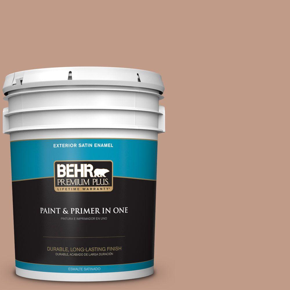 BEHR Premium Plus 5gal. S2004 Chestnut Bisque Satin Enamel Exterior