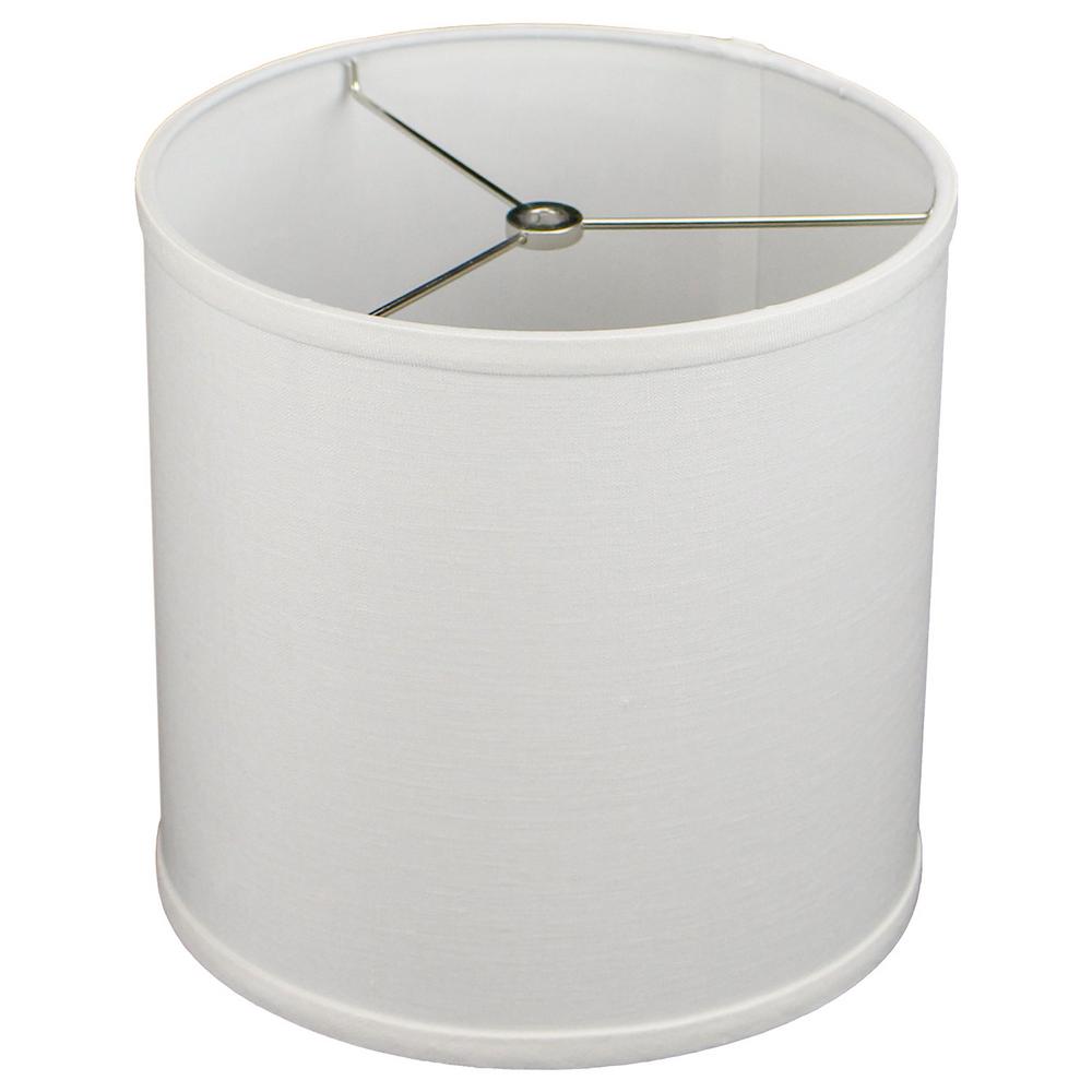 Fenchelshades 10 In Top Diameter X H Bottom Designer Linen Off White Drum Lamp Shade Fenchelshades 10 In Top Diameter X H Bottom Designer Linen Off White Drum Lamp Shade