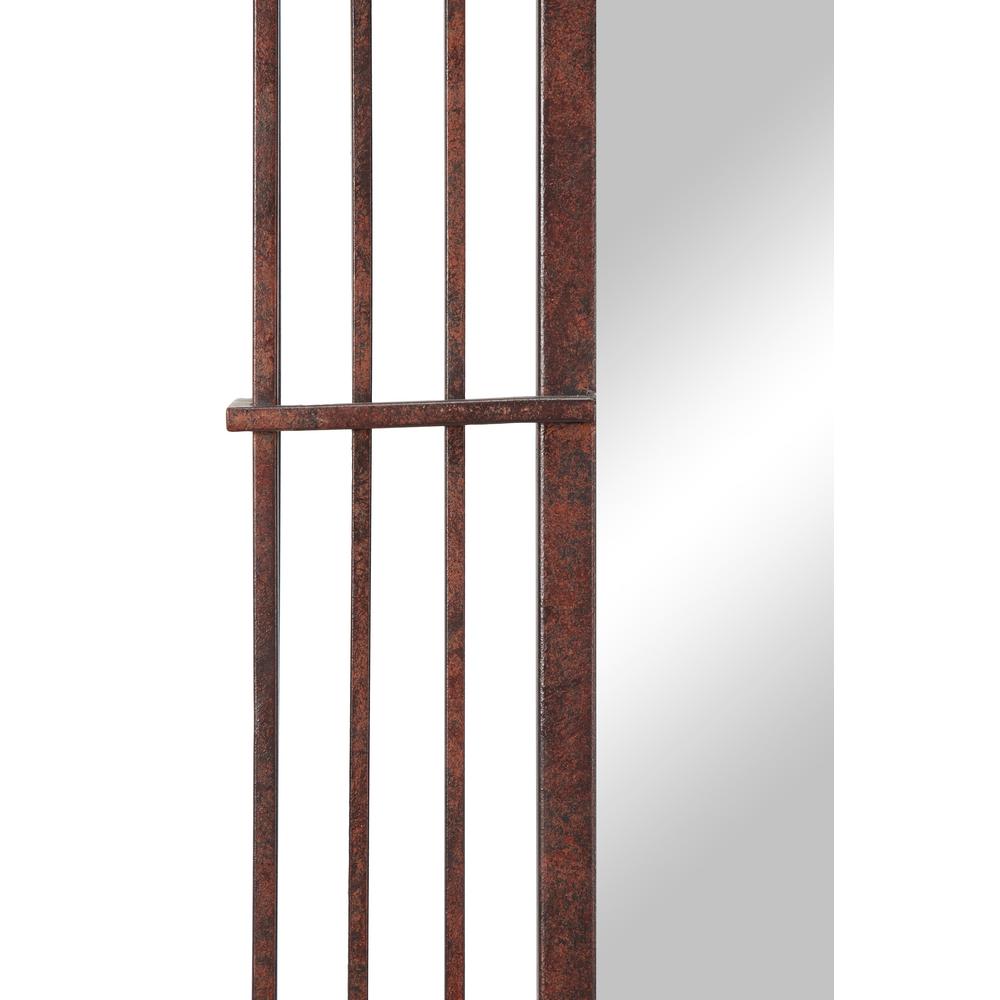 Litton Lane Rectangular Industrial Textured Bronze Wrought Iron Industrial Textured Bronze Wrought Iron