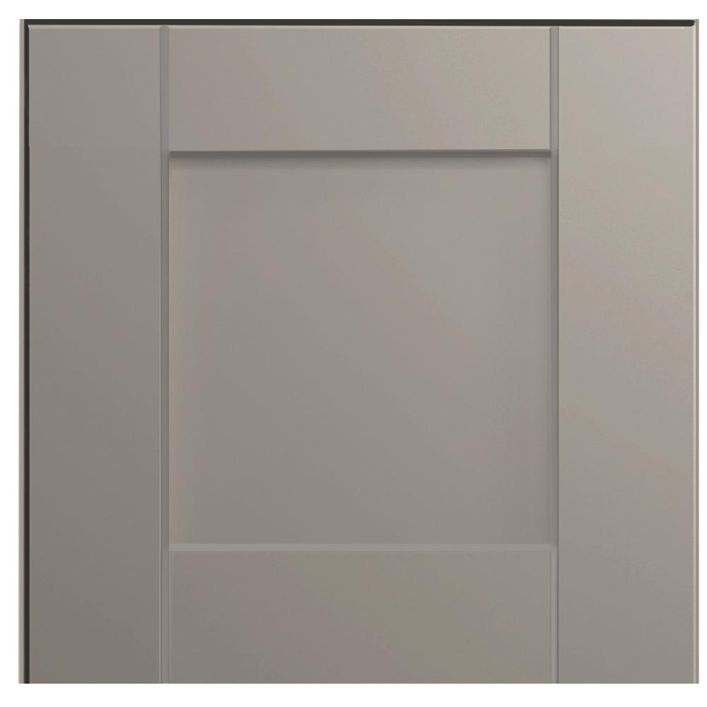 Hampton Bay 12 75x12 75 In Cabinet Door Sample In Shaker Dove Gray Hbksmpldr Sdv The Home Depot