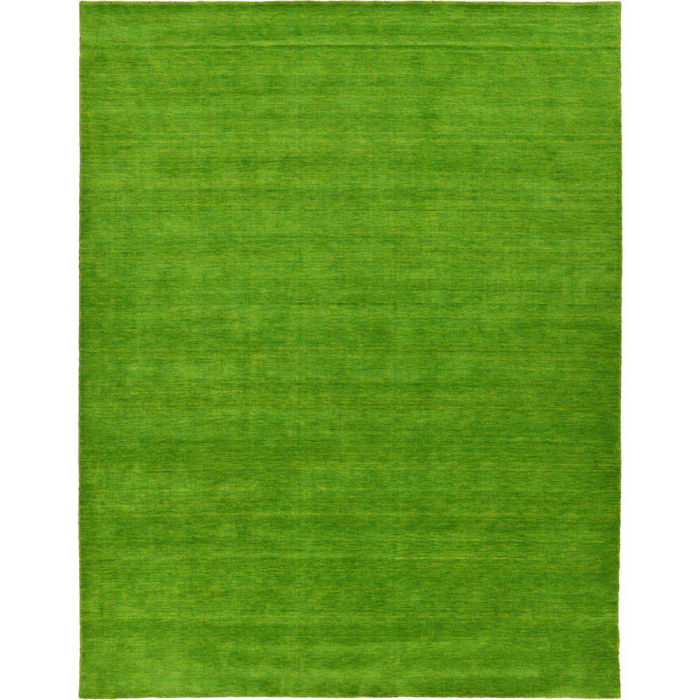 Unique Loom Solid Gabbeh Light Green 10 ft. x 13 ft. Area Rug3125178 The Home Depot