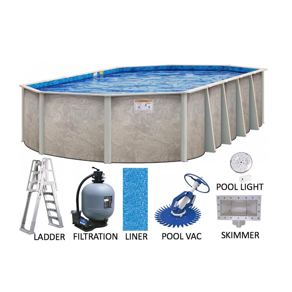 hard plastic above ground pools