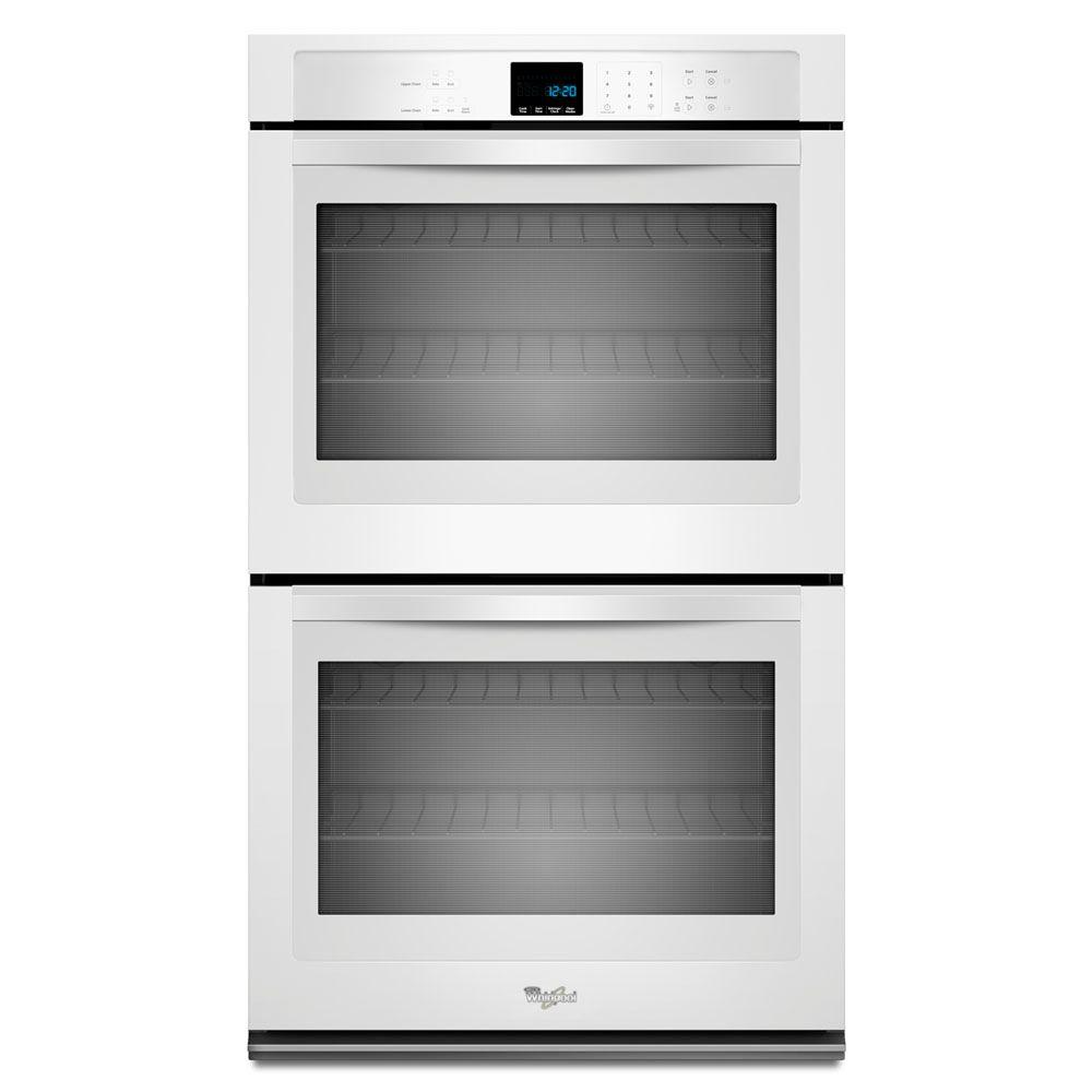 Whirlpool 27 in. Double Electric Wall Oven SelfCleaning in White