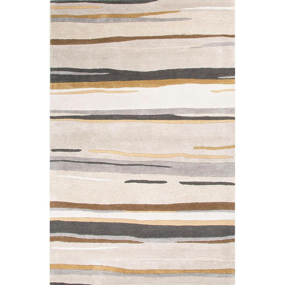 Jaipur Living Hand Tufted Light Gray 8 Ft X 11 Abstract Area Jaipur Living Hand Tufted Light Gray 8 Ft X 11 Abstract Area