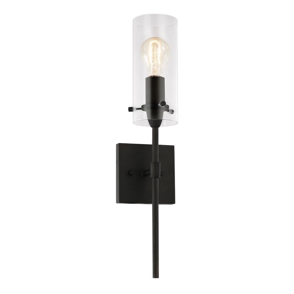 Light Society Montreal Oil Rubbed Bronze Wall Sconce With Clear Glass   Oil Rubbed Bronze Light Society Sconces Ls W238 Orb Cl 64 65 