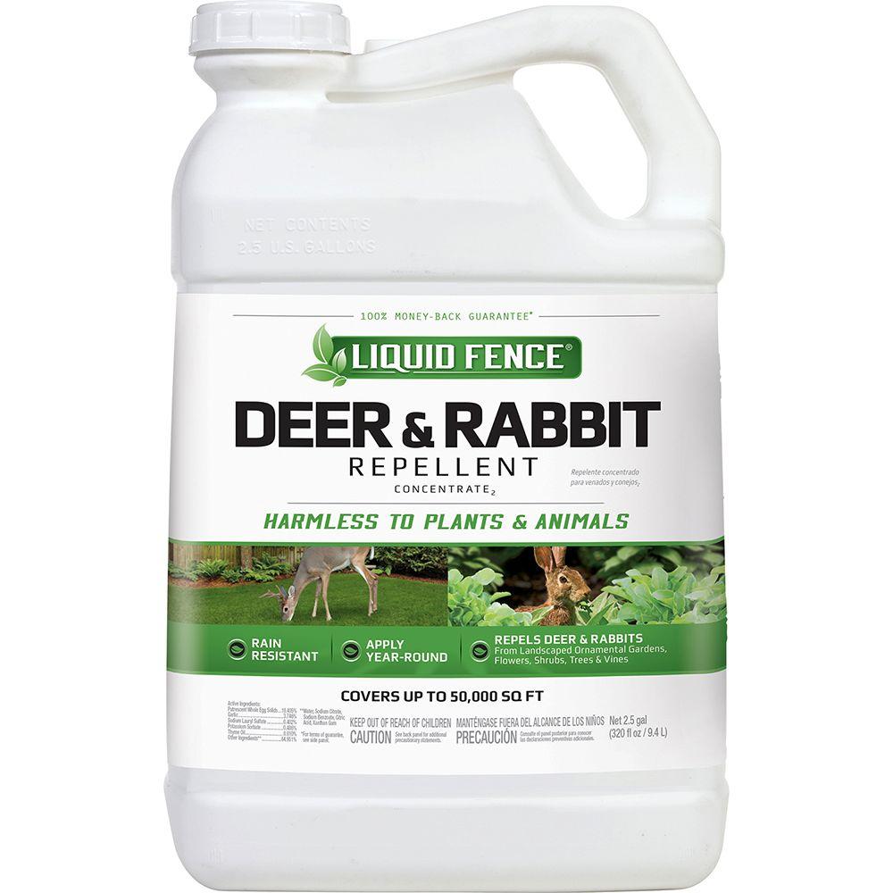 Liquid Fence Deer & Rabbit Repellent Concentrate 2.5 Gallon