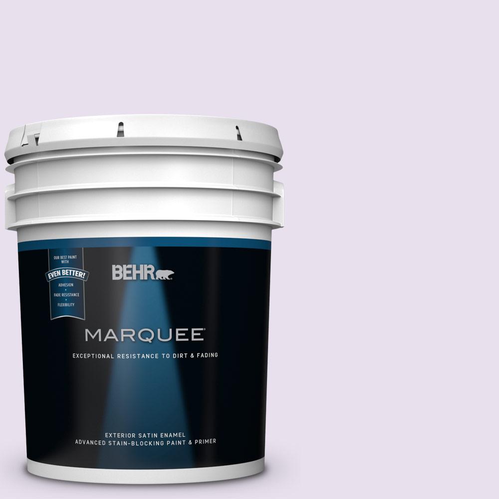 BEHR MARQUEE 5gal. 660C1 Bubble Bath Satin Enamel Exterior Paint