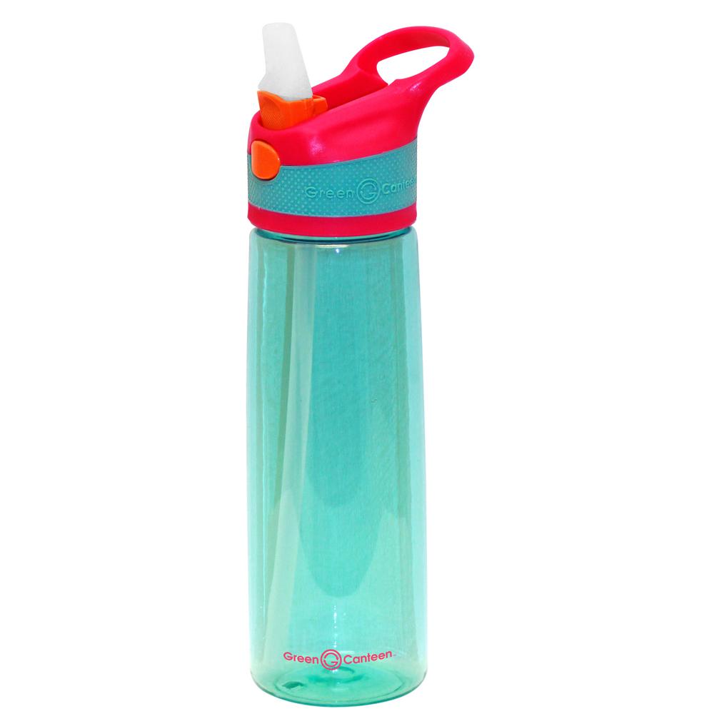 Green Can 24 Oz Pink And Aqua Plastic Tritan Hydration Bottle Pink And Aqua Plastic Tritan Hydration Bottle 6 Pack Ptb 600 Paa The Home Depot