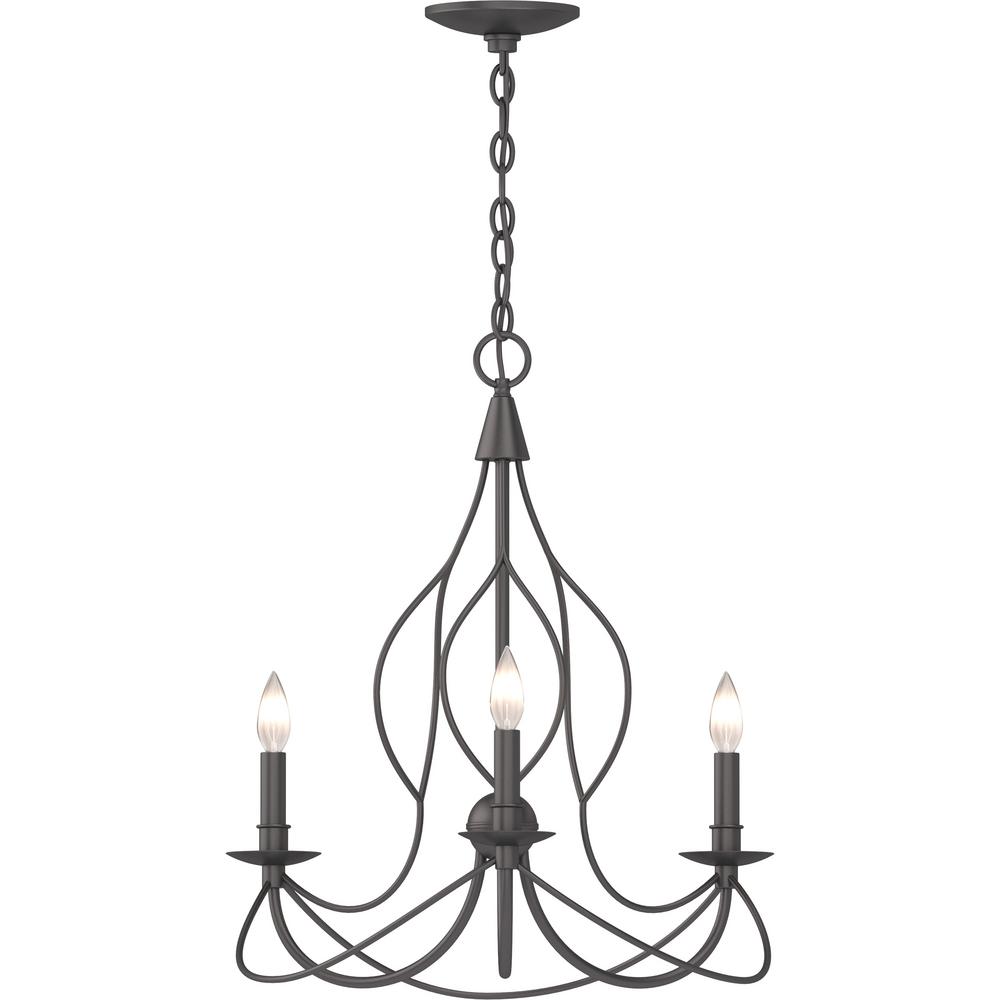 Volume Lighting 3 Light Indoor Antique Bronze Sculptural Candle