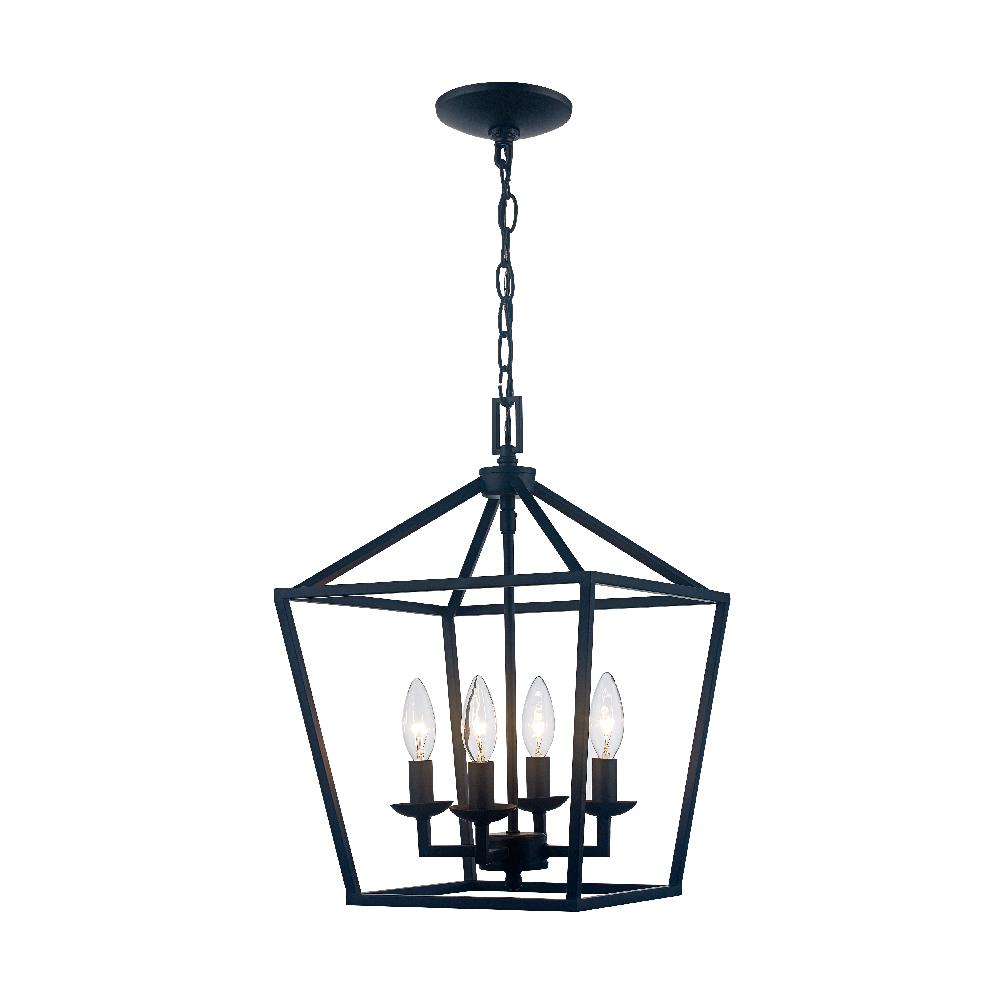Monteaux Lighting Caged 4 Light Bronze Chandelier 46201 The Home Depot Monteaux Lighting Caged 4 Light Bronze Chandelier