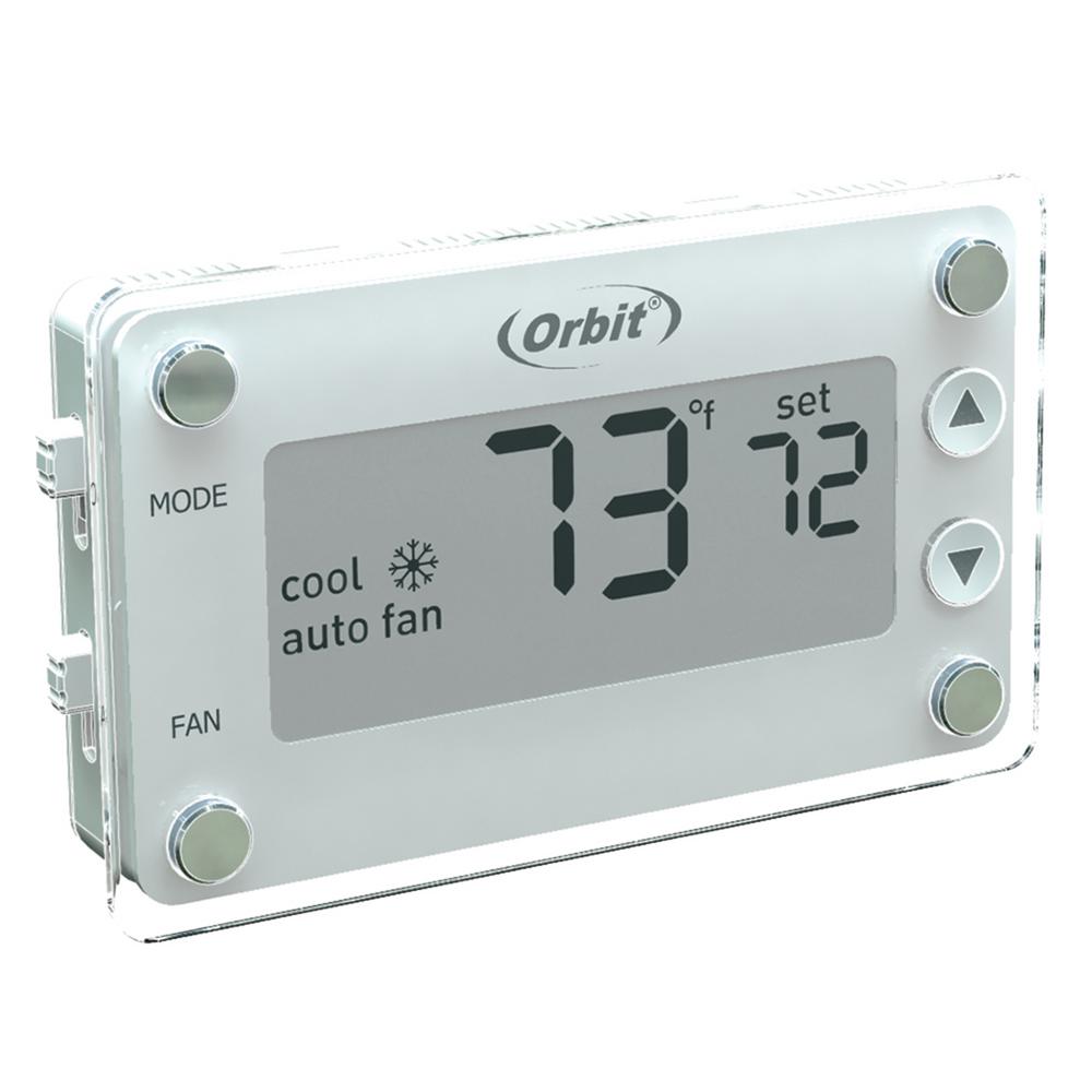 Orbit Clear Comfort Programmable Thermostat with Large, EasytoRead