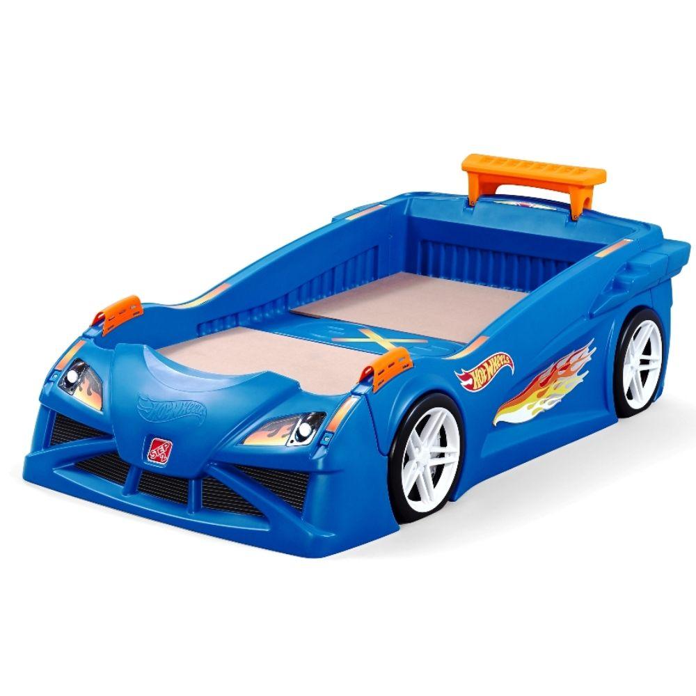 Hot Wheels Twin Plastic Kids Bed