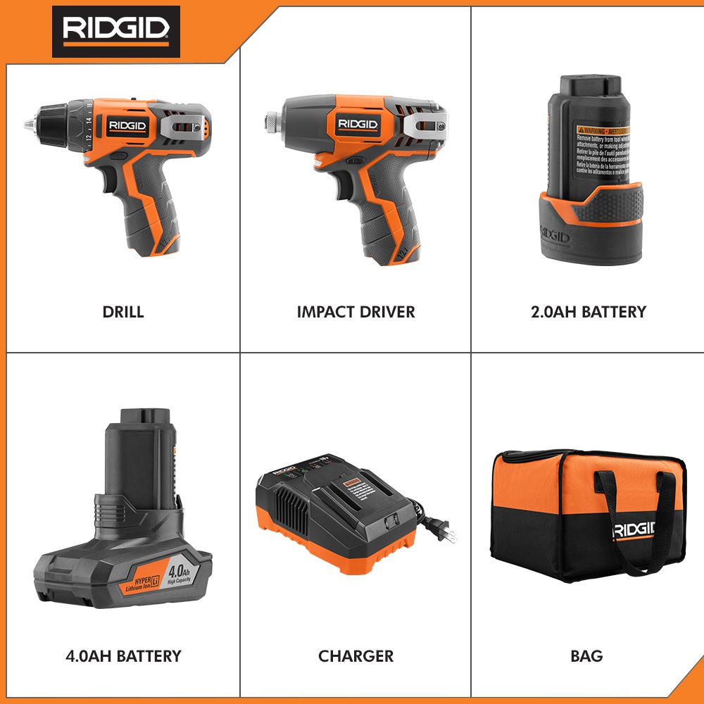 RIDGID 12v Tools The Home Depot
