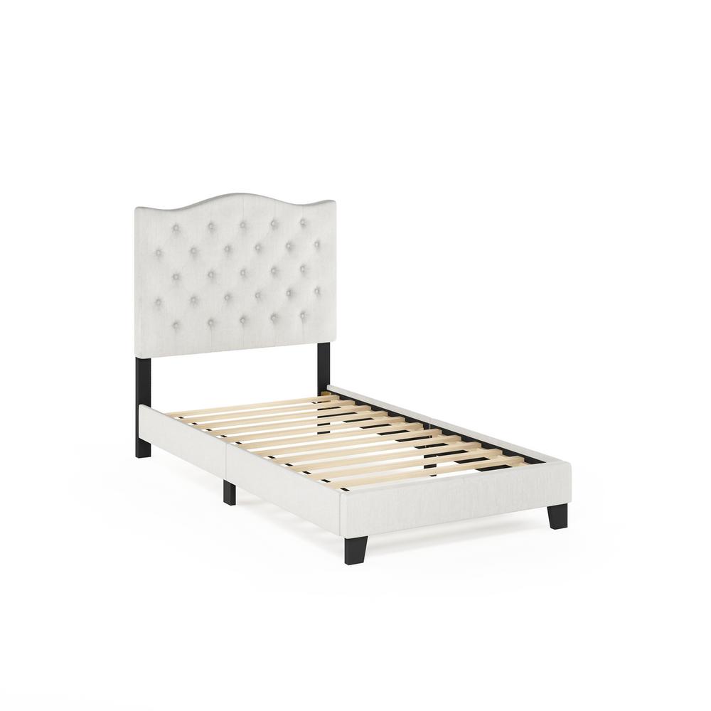 white single bed frames