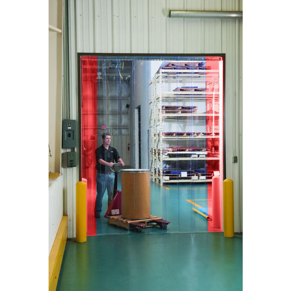 Aleco Clear Flex Ii 3 Ft X 7 Ft Pvc Strip Door Kit 440000 The